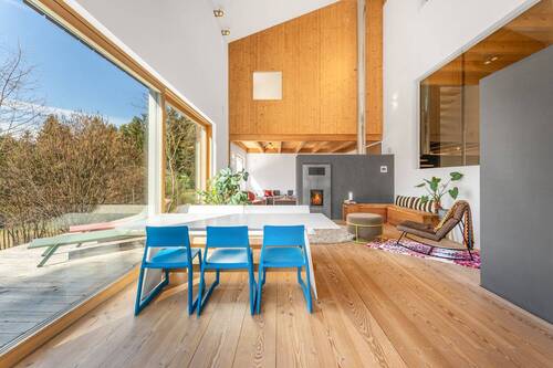 Wohnbereich (Ebene -1) - Ihr ökologisches Holzhaus in ruhiger Randlage von Bad Kötzting!