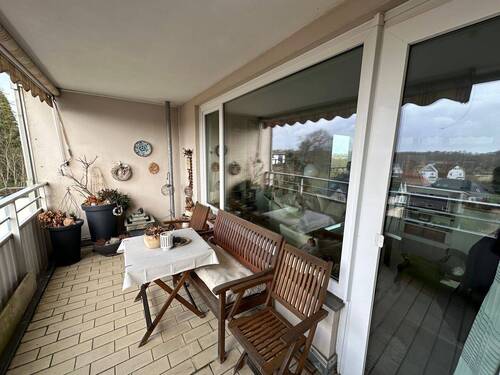 Loggia Süden - 1 Zimmer Etagenwohnung in Eckernförde
