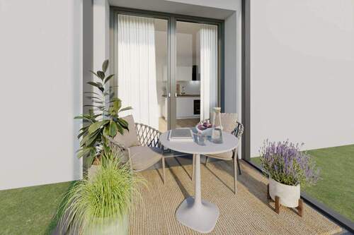 Balkon - Etagenwohnung mit 57,00 m&sup2; in Erlangen zur Miete