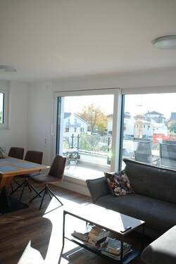 Blick zur Dachterrasse - 3 Zimmer Etagenwohnung zum Kaufen in Bad Krozingen