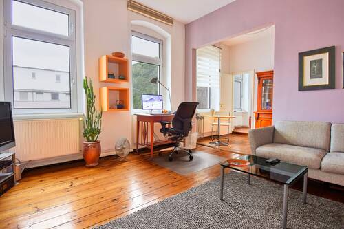 Wohn- und Schlafzimmer - 