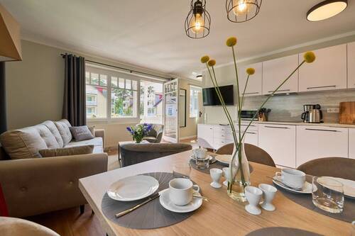 Der helle Wohn-Essbereich - 