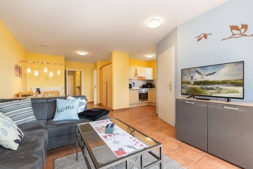 Die weitläufige Wohn-Ess-Küche - 