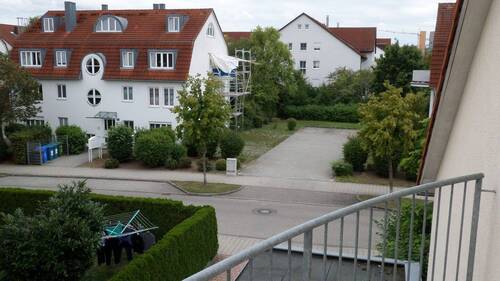 Blick vom Balkon - 2 Zimmer Etagenwohnung in Ingolstadt