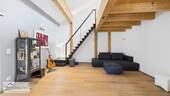 Wohnzimmer DG mit Hochparterre - 