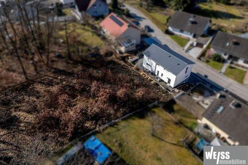 Ansicht von oben - Einfamilienhaus mit 144,00 m&sup2; in Werneck zum Kaufen
