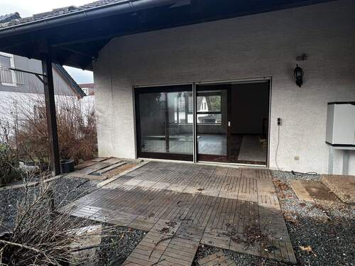 Terrasse zur Hauptwohnung - 