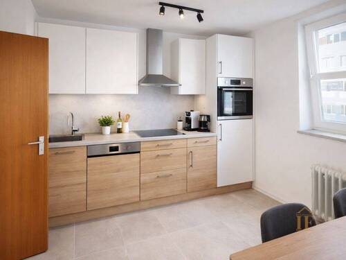 Küche visualisiert - 3 Zimmer Etagenwohnung in München