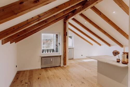 Wohnzimmer - Etagenwohnung mit 60,00 m&sup2; in Bad Aibling zur Miete