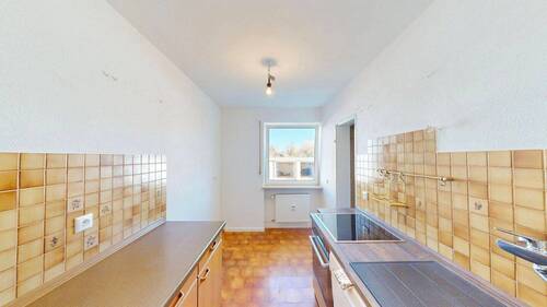 Küche - Etagenwohnung mit 77,00 m&sup2; in Rosenheim zur Miete