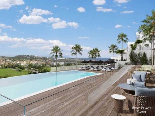 Pool - Etagenwohnung mit 134,00 m&sup2; in Mijas zum Kaufen
