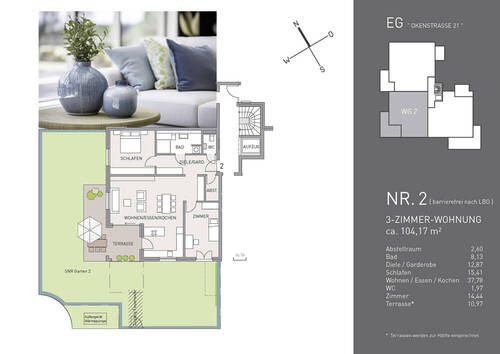 WHG 2 - 3 Zimmer Etagenwohnung zum Kaufen in Freiburg im Breisgau