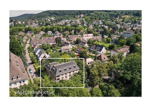 Vogelperspektive - 3 Zimmer Etagenwohnung in Freiburg im Breisgau