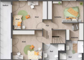 Grundriss Obergeschoss - 