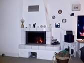 weisser Kamin - 