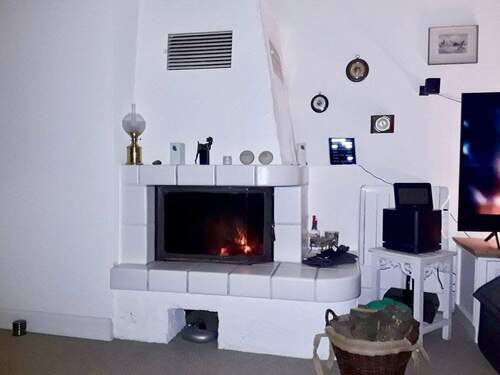 weisser Kamin - 