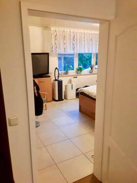 Blick in das Schlafzimmer - 