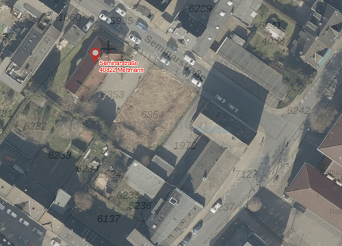 Luftbild - Grundstück mit Mehrfamilienhaus-Potenzial in bester Lage: 583 m² 