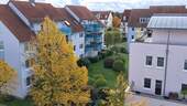 Blick vom Balkon ins Wohngebiet - 2 Zimmer Etagenwohnung in Leipzig