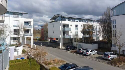 Blick von Balkon - 3 Zimmer Etagenwohnung in Biberach an der Riß