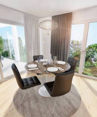 Beispiel Essen - 3 Zimmer Etagenwohnung in Freiburg im Breisgau / Zähringen