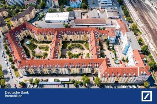 Vogelperspektive - Vermietete 2-Zimmer-Whg im Herzen der Südstadt von Fürth mit TG!!