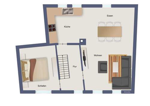 Haus 1 - Obergeschoss - 