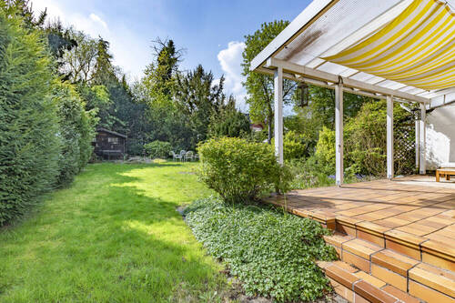 Garten und Terrasse - 3 Zimmer Doppelhaushälfte zum Kaufen in Köln / Merheim