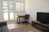 Wohnzimmer - WohnRaumAgentur: möblierte 2- Zimmer Wohnung in Bockenheim