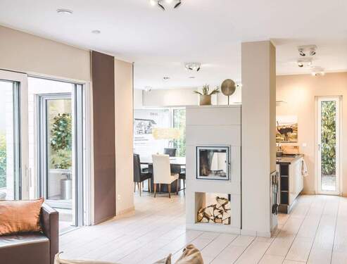 Ansicht Wohnzimmer/Esszimmer - 