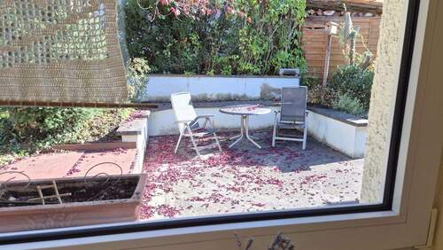 Blick auf Terrasse - 