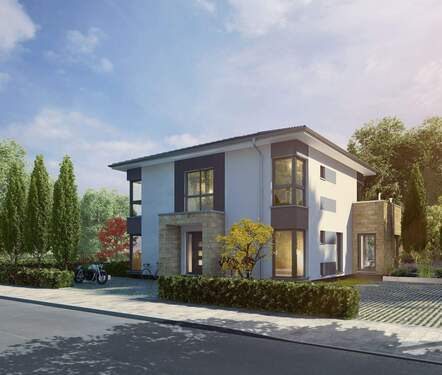 Ansicht Eingang - SYMMETRIE & HARMONIE - 697.900,00 EUR Kaufpreis, ca.  211,40 m² Wohnfläche