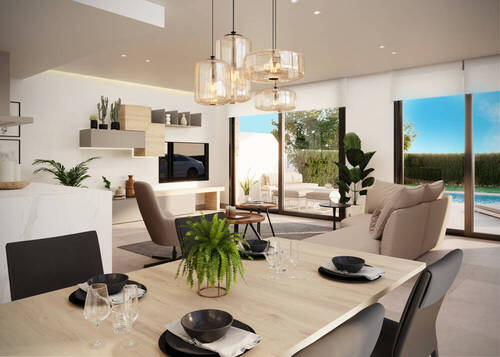 Wohn- und Essbereich - 