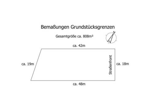 Grundstücksmaße - 