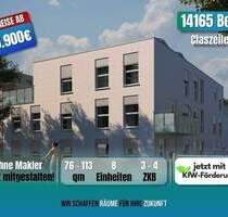 ++BESTPREIS++ NEUBAU 3 ZKB MIET-ENERGIESPAREND altersgerecht in begehrter Lage Berlin-Zehlendorf