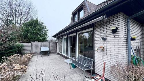 Terrassenansicht - 5 Zimmer Einfamilienhaus zum Kaufen in Flensburg