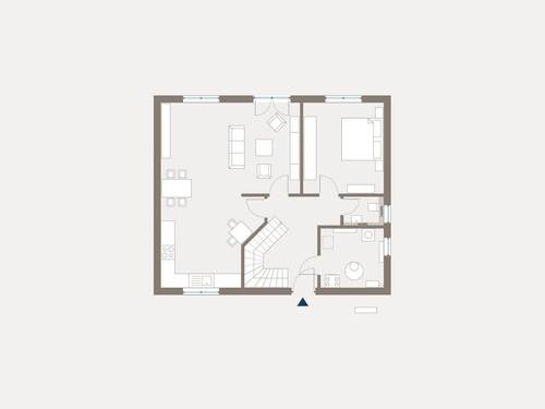 Erdgeschoss - 5 Zimmer Einfamilienhaus in Bad Frankenhausen/Kyffhäuser