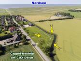 kurzer Fußweg zum Nordseedeich - 