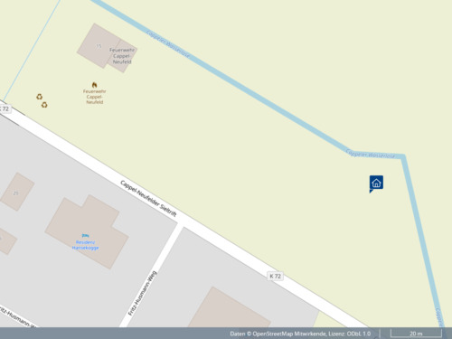 zwischen Straße und Wasserlauf - 