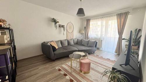 Wohnzimmer.jpg - Nähe Allersberger Straße! Hübsche gepflegte 2-ZW, 54m², Balkon, EBK gegen Ablöse, 2.OG ohne Aufzug