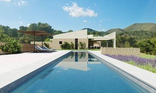 Außenansicht - Idyllisches Grundstück mit Baugenehmigung in Son Macia - Mallorca