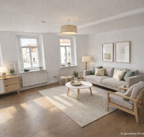 „Beste Innenstadtlage: 2-Zimmer-Wohnung im 1. Obergeschoss.“ - Borna