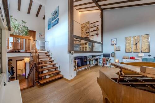 Wohnzimmer - Doppelhaushälfte mit 144,00 m&sup2; in Gelnhausen zum Kaufen