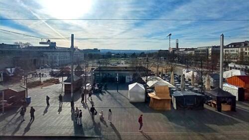 Ausblick auf den Friedrichsplatz - 