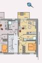 Grundriss B10 - Obergeschoss - 2 Zimmer Etagenwohnung zum Kaufen in Pleinfeld