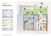 Grundriss Haus B - Erdgeschoss - 
