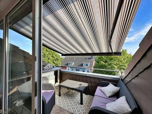 Dachterrasse mit Markise - 