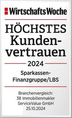 Hoechstes Kundenvertrauen 2024 Sparkassen Finanzgruppe LBS - 