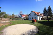 Garten - Doppelhaushälfte mit 96,60 m² in Brieselang zum Kaufen