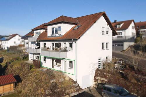 Objektbild - Einziehen, ankommen und wohlfühlen . Wohnen mit traumhaftem Talblick direkt von der Terrasse